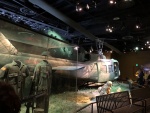 a restored UH-1H Huey Helicopter, deployed in Vietnam in 1966