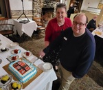 Two Founders cutting the cake